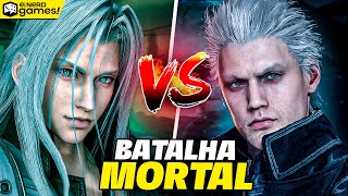 SEPHIROTH VS VERGIL  QUEM VENCE  BATALHA MORTAL [upl. by Mairam]