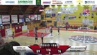 DIVISIONE REGIONALE 1 GERBALDO SAVIGLIANO VS PALLACANESTRO NICHELINO [upl. by Algy483]