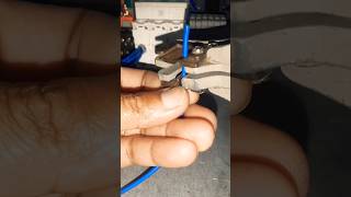 Proper single wire connection method  electrical wiring idea shorts [upl. by Osmo768]