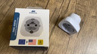 Travel adapter Rivacase PS4100 W00 World to EU [upl. by Ahsieym]