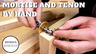 How to Make  Perfect Mortise and Tenon Joint with Hand Tools Only [upl. by Prager]