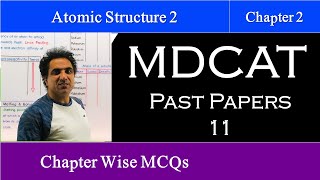 MDCAT Past Papers 11 Chapter wise MCQS Atomic Structure 2 KMU ETEA UHS DUHS NEET Tests [upl. by Evy219]