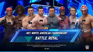 WWE 2K24  AWA knockdown Live 8 Man battle royal for the North American championship [upl. by Teragramyram]