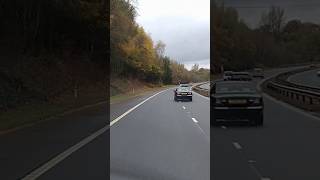 Jaguar XJ8 on M9 Motorway Falkirk District Scotland UK [upl. by Diannne]