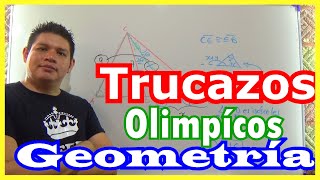 🥇EJERCICIO de la OLIMPIADA de MATEMÁTICAS TRUCOS de GEOMETRÍA🥇 [upl. by Parthena]