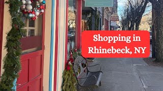 Shopping in Rhinebeck NY  The Holidays and Beyond [upl. by Worl794]