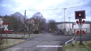 Spoorwegovergang Langenzenn D  Railroad crossing  Bahnübergang [upl. by Rahs720]