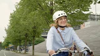 Casque Pliant pour vélo Overade  Le film pour Elle [upl. by Ru]