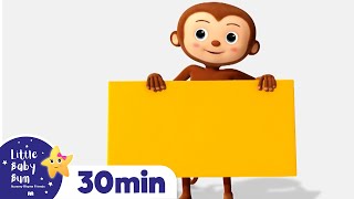 Rectangle Song  Nursery Rhymes and Kids Songs  Little Baby Bum [upl. by Yeliac]