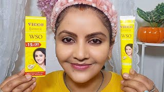 Vicco Turmeric face cream review  RARA  affordable face cream under rs 50 [upl. by Rainger439]