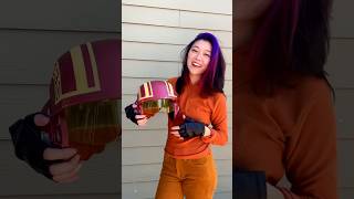 Making Sabine’s Speeder Helmet from ahsoka shorts [upl. by Isoais]