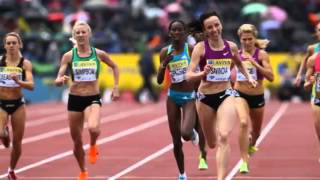 Mariya Savinova wins 800 ahead of Caster Semenya [upl. by Rosamund]