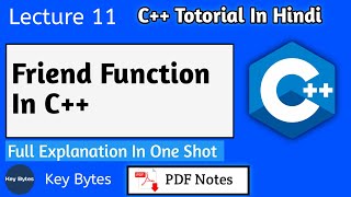 Friend Function In C  C Friend Function  Friendly Function  programming C Full Course [upl. by Anglim169]