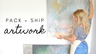 How to Package  Ship Artwork  Etsy tips from an artist [upl. by Jenilee]