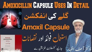 Amoxicillin 500mg Capsule  Amoxycillin Capsules ip 500mg  Amoxil Capsule Uses In Urdu  Mox 500mg [upl. by Oikim]