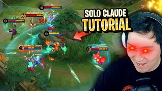 2024 Detail Advance Claude  Basic Gold lane Tutorial  Mobile Legends [upl. by Sairu170]