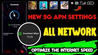 apn 5g access point settings for all networks 2023 [upl. by Calmas898]