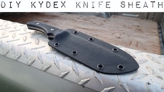 Making a Kydex Knife Sheath [upl. by Carmita643]