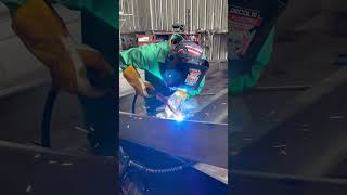 Mig welding stainless steel is on another level 🥵 [upl. by Ilrak]