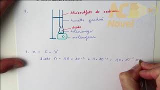 EXERCICE DE CHIMIE  TITRAGE ÉQUIVALENCE  1ère [upl. by Augustin907]