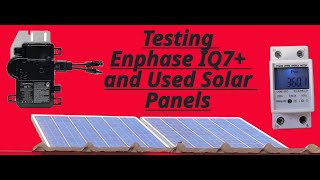 Solar Panels and Energy Meter Testing [upl. by Latoya]