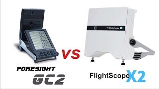 Foresight GC2 vs FlightScope X2outdoor test [upl. by Llerruj]