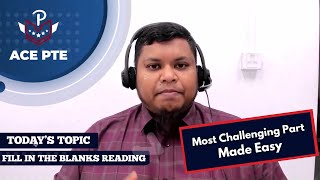 ACE PTE Reading with Expert Fill in the Blanks Tips  Bangla Tutorial  Ace PTE Bangladesh [upl. by Justen]