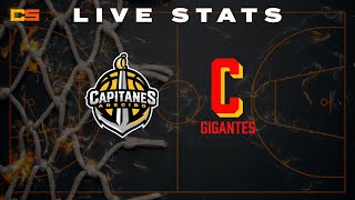 Capitanes de Arecibo vs Gigantes de Carolina  LIVE STATS  BSN [upl. by Novelia951]