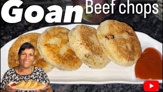 Goan Beef Potato Chops…goan recipes goanvlogger beefchops goanfood goanfoodbloger [upl. by Dnalon]