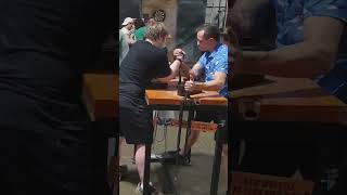 Alex Gottfried vs El Jefe armwrestling [upl. by Narih]