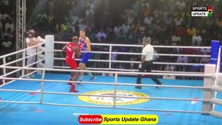 Bukom Banku’s son Abu Kamoko loses fight to Algeria in boxing final at African Games 2023 [upl. by Rihat421]