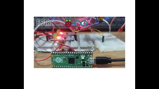 How to interface Raspberry Pi Pico with RS485 Protocol with example code [upl. by Annaiuq]