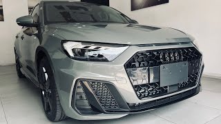 Entrega Nuevo Audi A1 Sline GRIS CRONOS 2024  MODIFICACIÓN CON AROS BLACK [upl. by Storm]