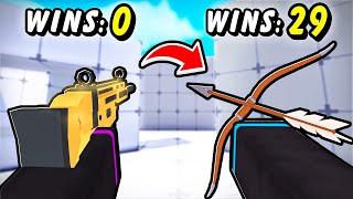 Every win MY WEAPON GETS WORSE in Roblox Rivals [upl. by Adnuhsar703]