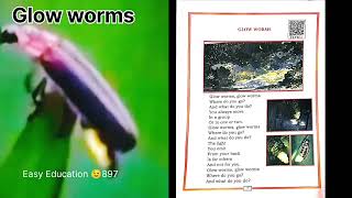 GLOW WORMS POEM BYHEART IN EASY WAY glowworms glowworm 2ndstandard 2nd youtube youtubevedios [upl. by Kelsy]