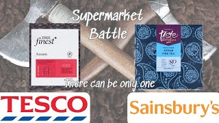 Supermarket Battle S02 E12 Tesco Finest Assam Tea V Sainsburys Taste The Difference Assam Tea [upl. by Oiromed26]