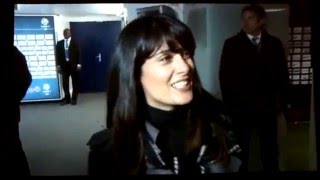 Salma Hayek PSG  Rennes Parc des Princes Full Interview [upl. by Kyte249]