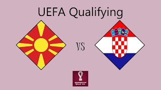 North Macedonia vs Croatia  European Qualifying Group A [upl. by Adnama638]