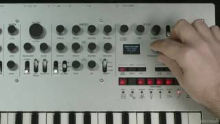 Korg minilogue 201 Programming the minilogue  7 Arpeggiator [upl. by Ahsenwahs]