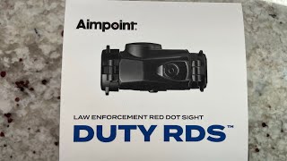 Aimpoint Duty RDS Overview [upl. by Topper]