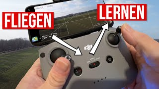 Grundkurs Drohne fliegen lernen leicht gemacht So steuerst auch Du Deine DJI Mini 2 SE optimal [upl. by Ellenod]