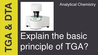 Explain the principle of TGA  Analytical Chemistry [upl. by Marius]