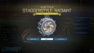 Rocket League® Wheels STAGGERSTYLE  RADIANT [upl. by Accever]