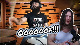 EL ESTEPARIO SIBERIANO  DREAM THEATER  THE ENEMY INSIDE  DRUM COVER  REACTION  COMMENTARY [upl. by Krilov]