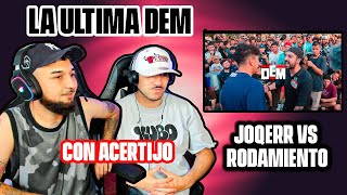 JOQERR VS RODAMIENTO  REACCIÓN CON ACERTIJO 🇨🇱 dembattles [upl. by Adolfo]