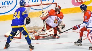 Sweden vs Czech Republic  2017 IIHF Inline Hockey World Championship [upl. by Joiner96]