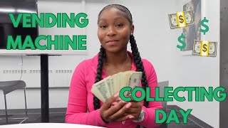 Collecting Money From 2 Vending Machines I How to Make Passive Income Best Side Hustle [upl. by Kaplan]