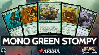 🟢 Mono Green Stompy  MTG Arena  Explorer  BO3  Outlaws of Thunder Junction [upl. by Robert376]