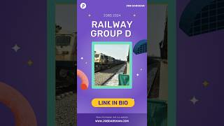 Railway Group D Jobs jobseekers recruitment hiring trending jobalert jobvacancy [upl. by Nelaf]