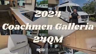 2024 COACHMEN GALLERIA 24QM CLASS B  RV TOUR  Delaware OH [upl. by Eudora]